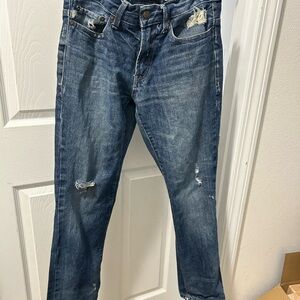 Aeropostale Men's Straight Blue Jeans